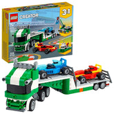 LEGO Creator 3in1 Race Car Transporter Building Kit for Ages 7+ - FunCorp India